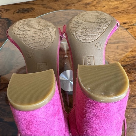 BANDOLINO Women's Armory Dress Sandals - Magenta Faux Suede - size 7 - Picture 14 of 14